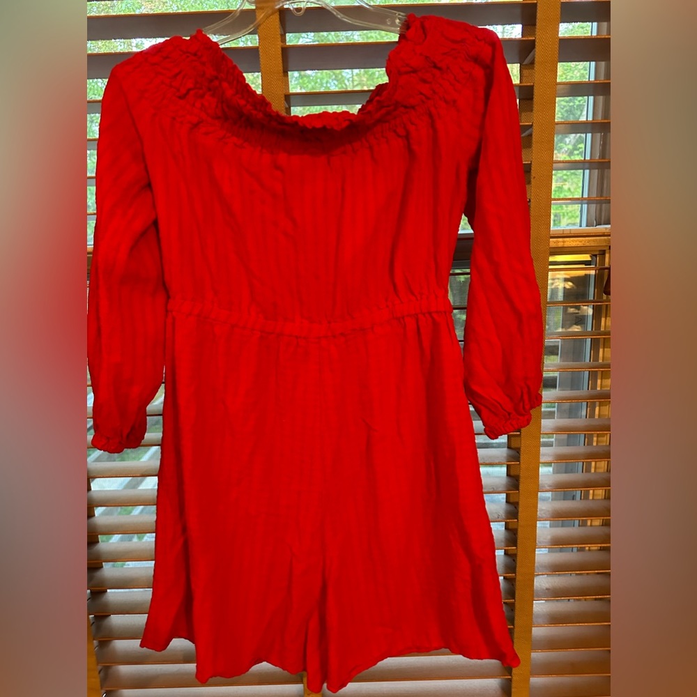 Red Romper Size Women’s Small - image 6